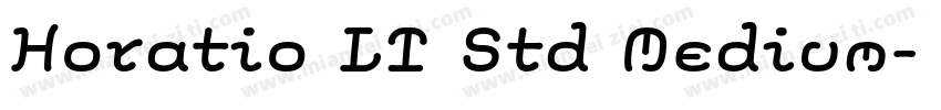 Horatio LT Std Medium字体转换